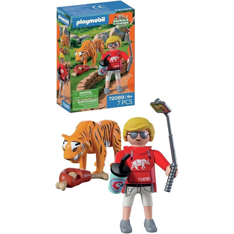 PLAYMOBIL Zoo: Tiger und Besucher