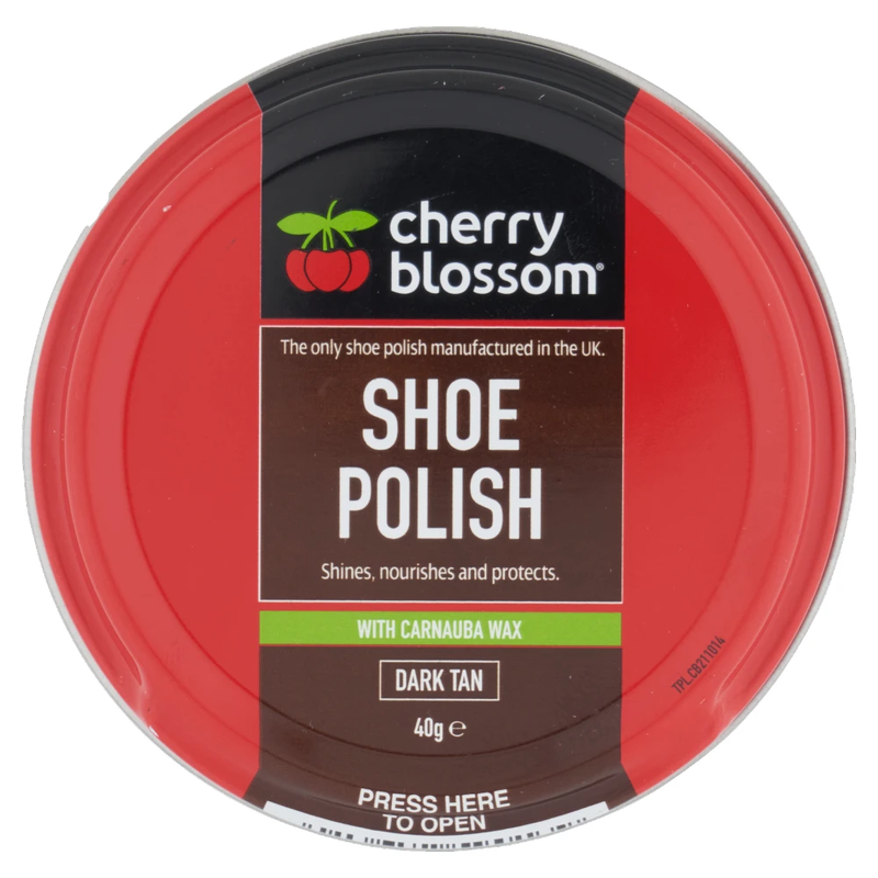 Dark Tan Shoe Polish 40g
