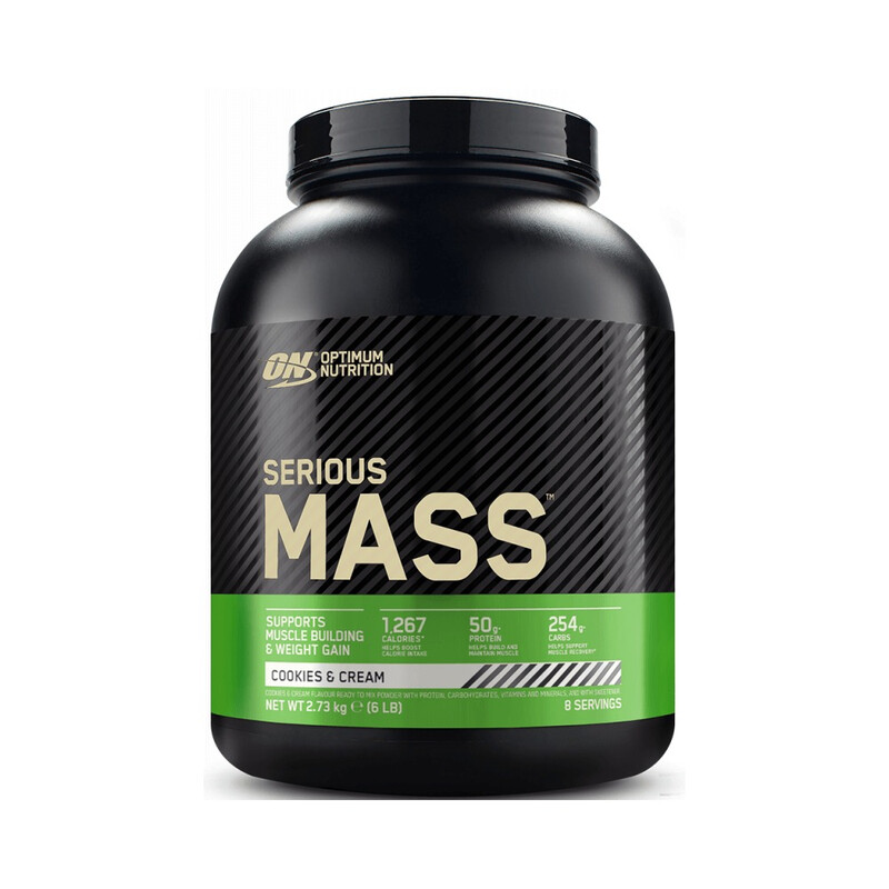 Optimum Nutrition Serious Mass Gewichtszunahme-Unterstützung Bananenpulver-Geschmack - 2,73 kg