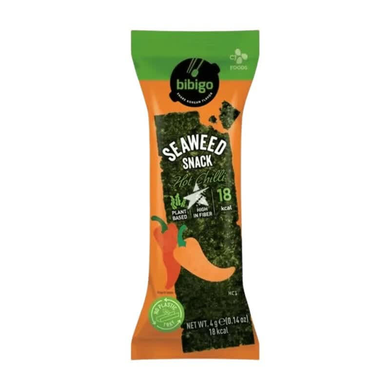 bibigo CJ BIBIGO Seaweed Snack Hotchili 4G