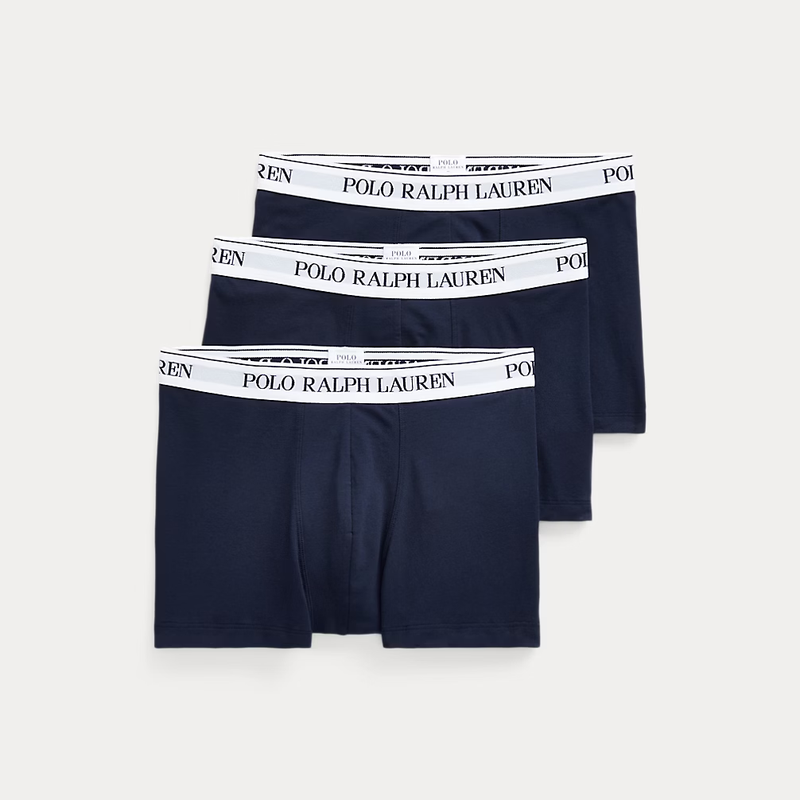 Classic Stretch-Cotton Trunk 3-Pack Navy / White / Navy Aopp 714830299057