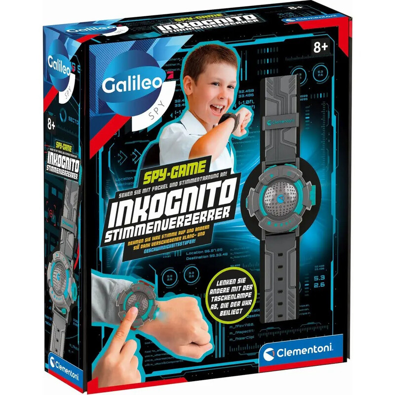 Clementoni Galileo Inkognito Spionage-Uhr