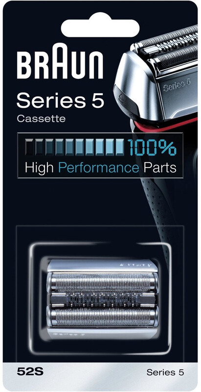 Braun Serie 5 52S - Vervangbaar Scheerhoofd - Zilver