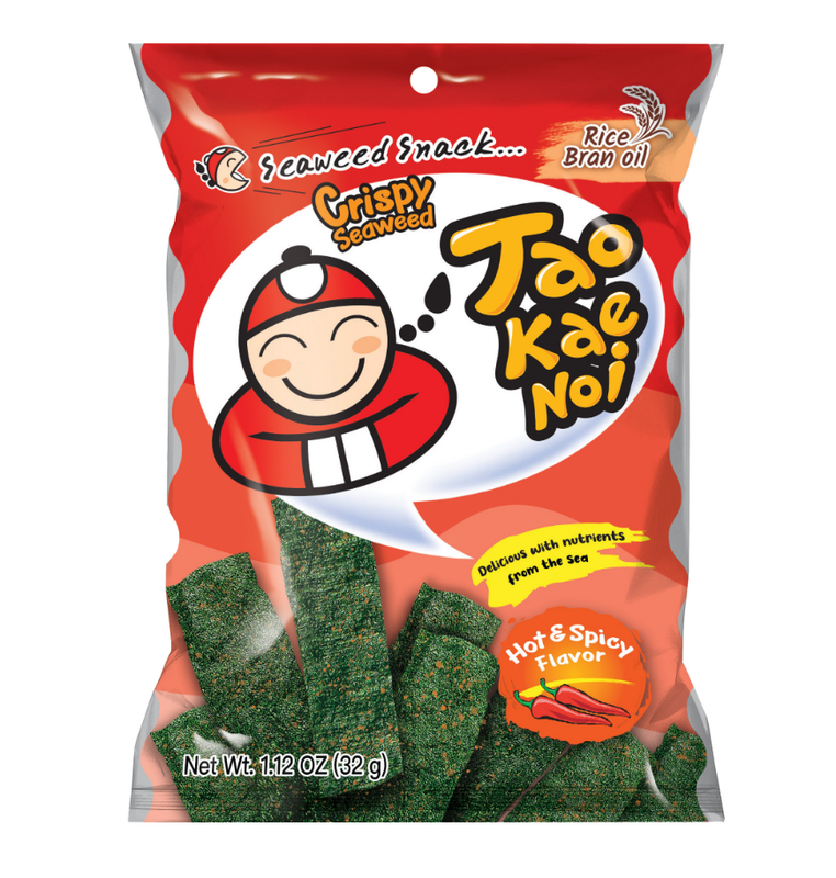 TAOKAENOI Knapperig Zeewier Heet&Pittig 32 g