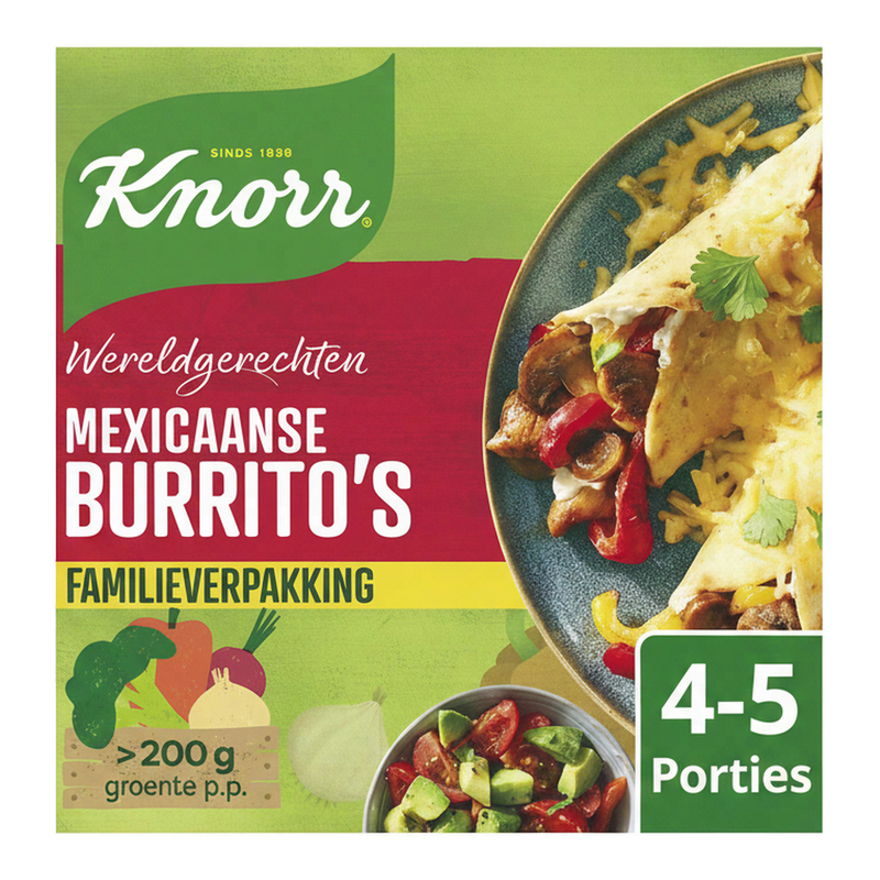 Knorr Mexicaanse Burrito's - 351 g