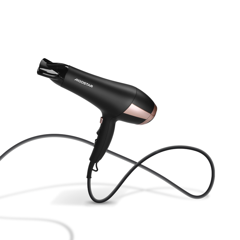 Aigostar Haartrockner Ionen 2400 W Schwarz VDE/Monique