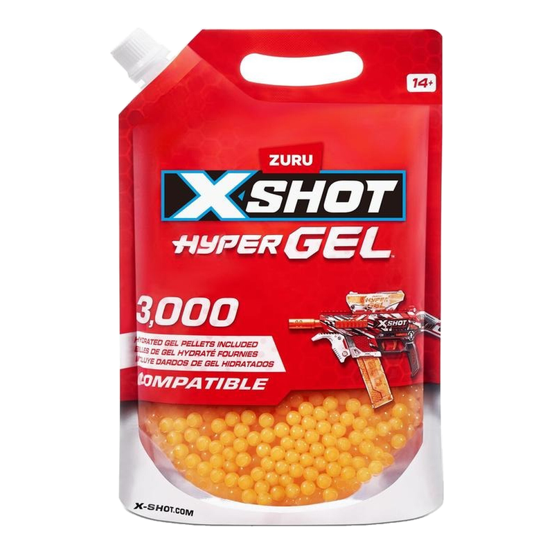 ZURU Hyper Gel Nachfüllpackung 3.000 Gel-Kugeln - EN71