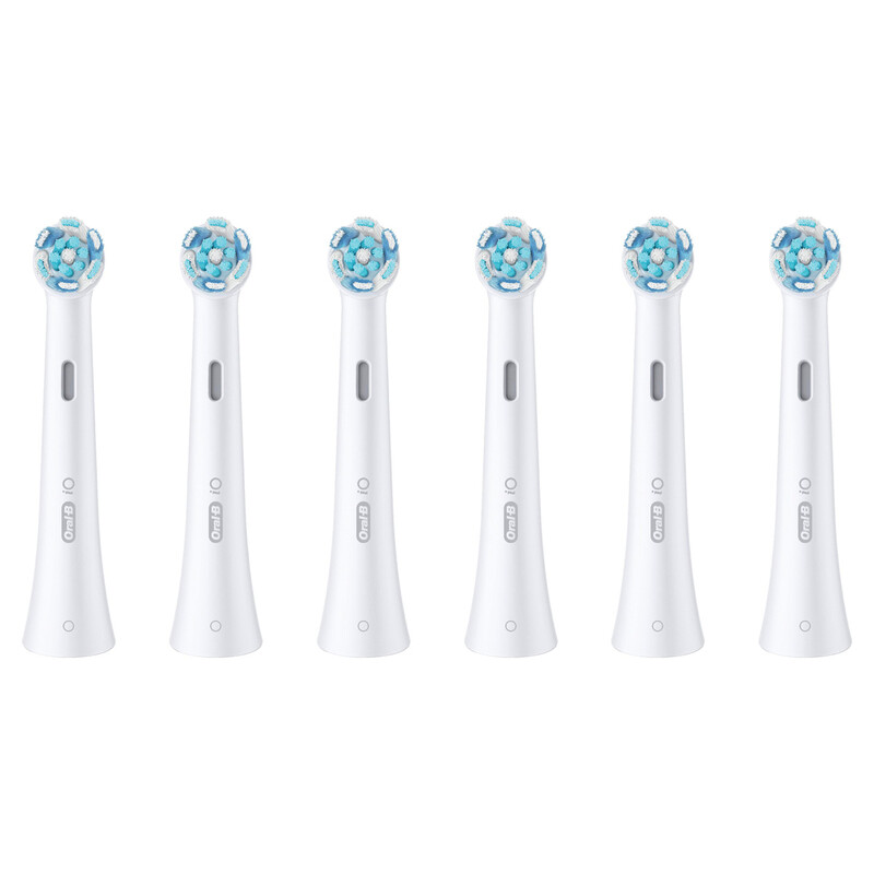 Oral-B iO Series RB CWF-6 Ultimate Clean Elektrische Zahnbürsten-Aufsteckbürstenköpfe, 6er Pack, für gründliche Reinigung