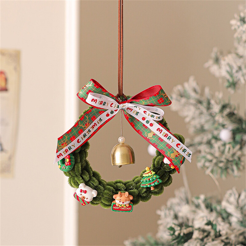 Huacan Kerstfamiliekrans 15 cm