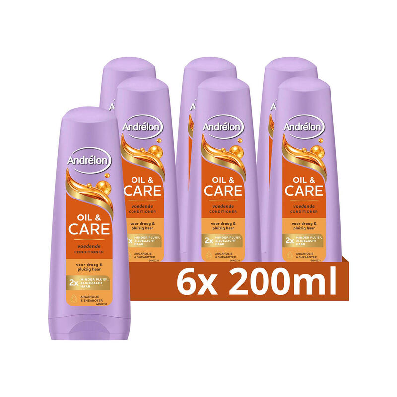 Andrélon Conditioner Olie & Verzorging - 6 x 200 ml (6-pack)