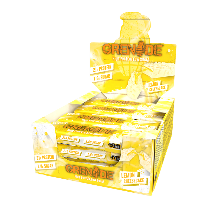 Grenade Eiwitrepen Citroen Cheesecake 720 Gram (12 Repen)