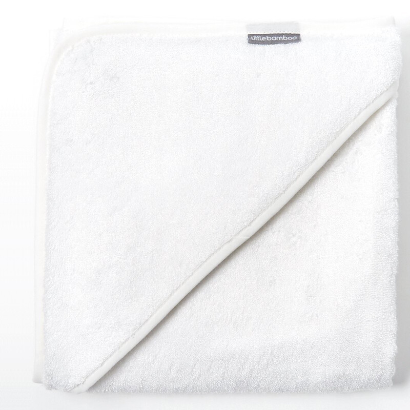 Hooded Towel Natural White