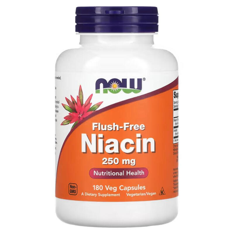 Niacin Flush Free Vitamin B3 250 mg - 180 Vegan Capsules