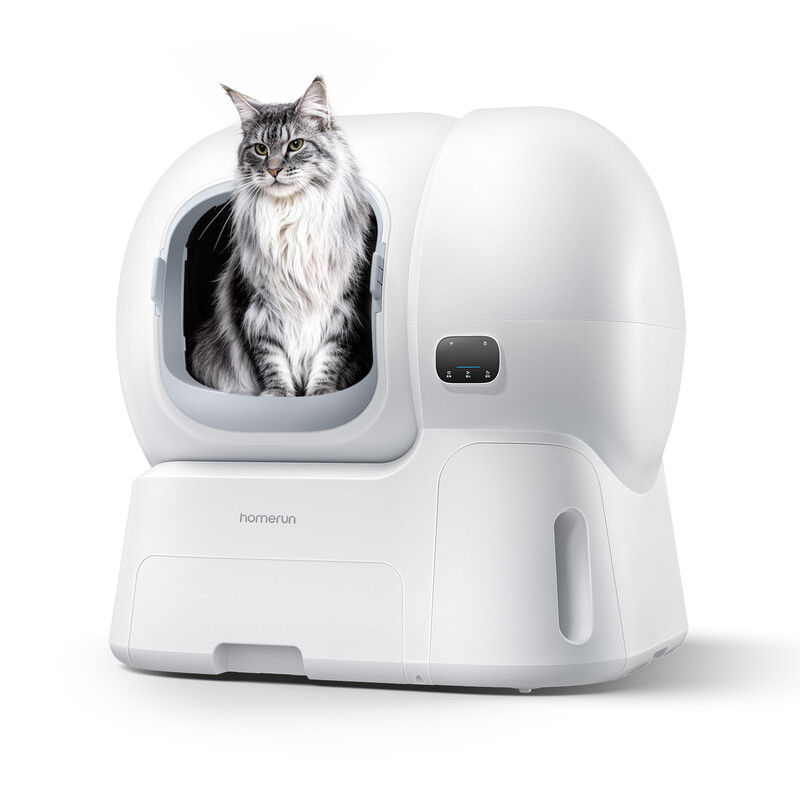 Smart Automatic Cat Litter Box (Cat Toilet), Extra Large 106L, Automatic Refill, Safe