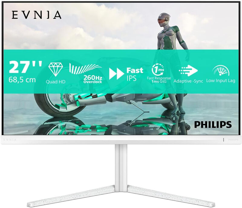 Evnia 27M2N3501PA 27" IPS Quad HD 240Hz 0.3ms Height Adjustable Gaming Monitor