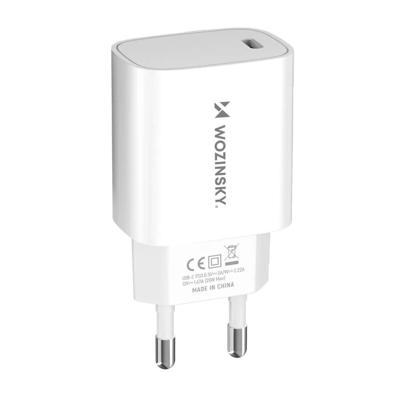 Wozinsky WGWCCW 20W USB-C Wandlader - Weiß