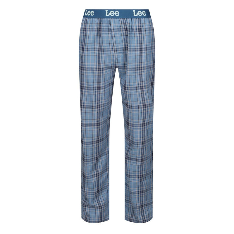 LEE geweven broek - pecos-blauw - geruit - M