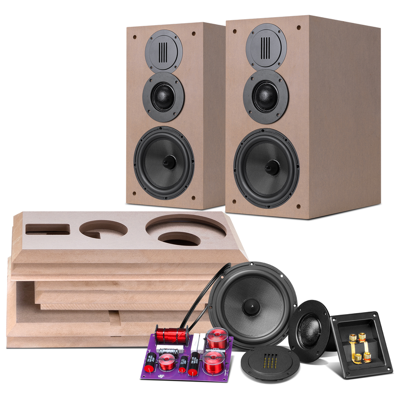 HiVi-Swans DIY3.1 passieve boekenplank-speakers 6,5 inch, één paar