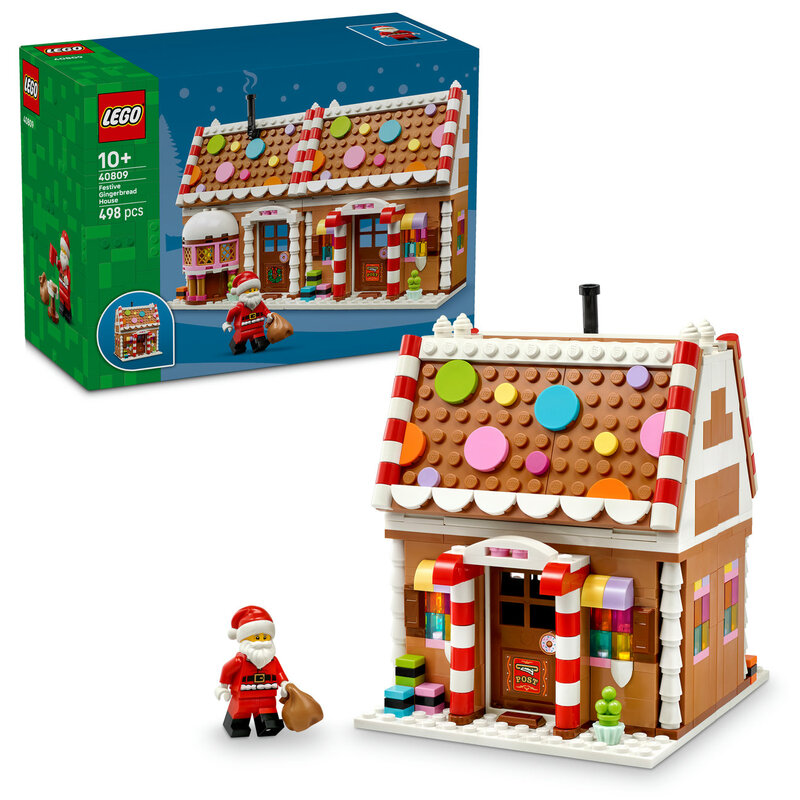 LEGO Iconic 40809 Winters peperkoekhuisje