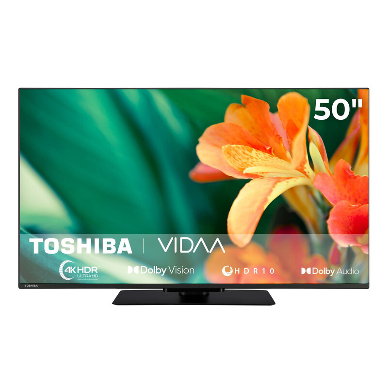 Toshiba 50UV3463DA Fernseher 50 Zoll Smart TV VIDAA 4K UHD HDR Dolby Vision, Triple-Tuner (2026)