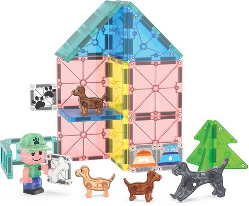 252027DD - MAGNA-TILES - Puppy Park 27-delige set