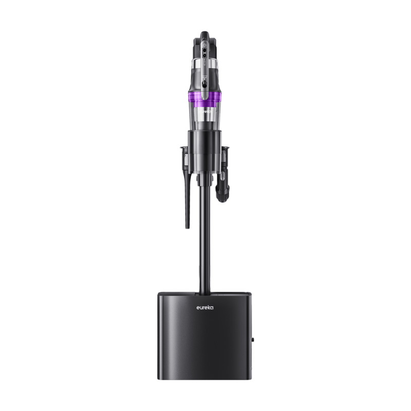 Eureka Floorcare Cordless Vacuum Cleaner – Lightweight Stick Design, Docking Station, Multi-Surface Cleaning, Black – NEC490SE
