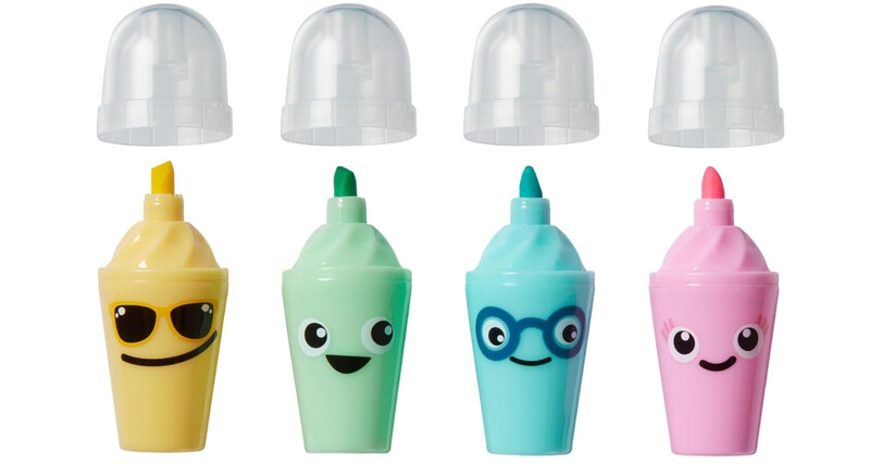 Set Of Four Milkshake Highlighters