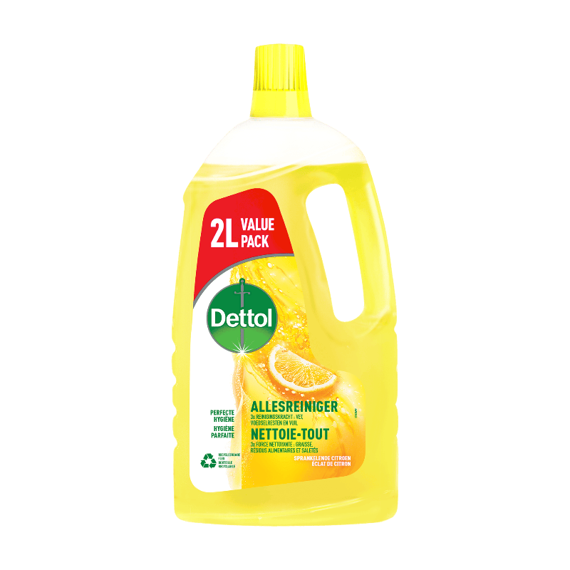 Dettol Nettoyant multi-usages - Citron pétillant - 2 L