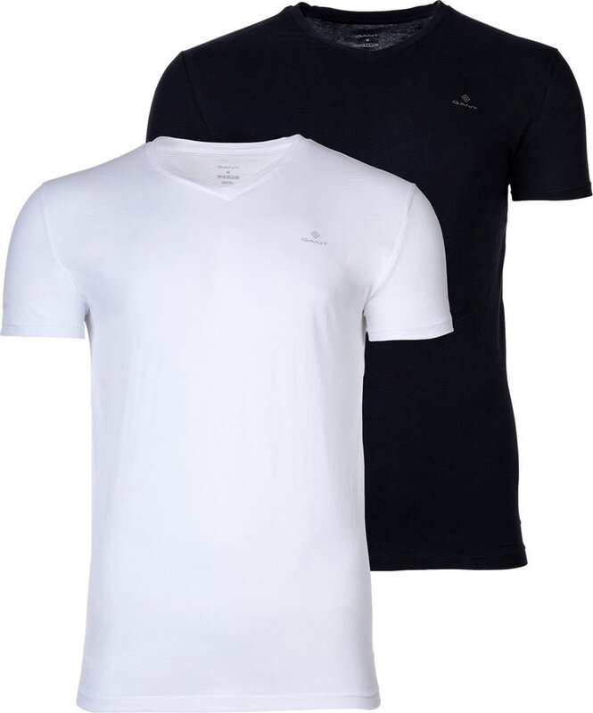 GANT Heren Ondergoed V-HALS T-SHIRT 2P GANT L