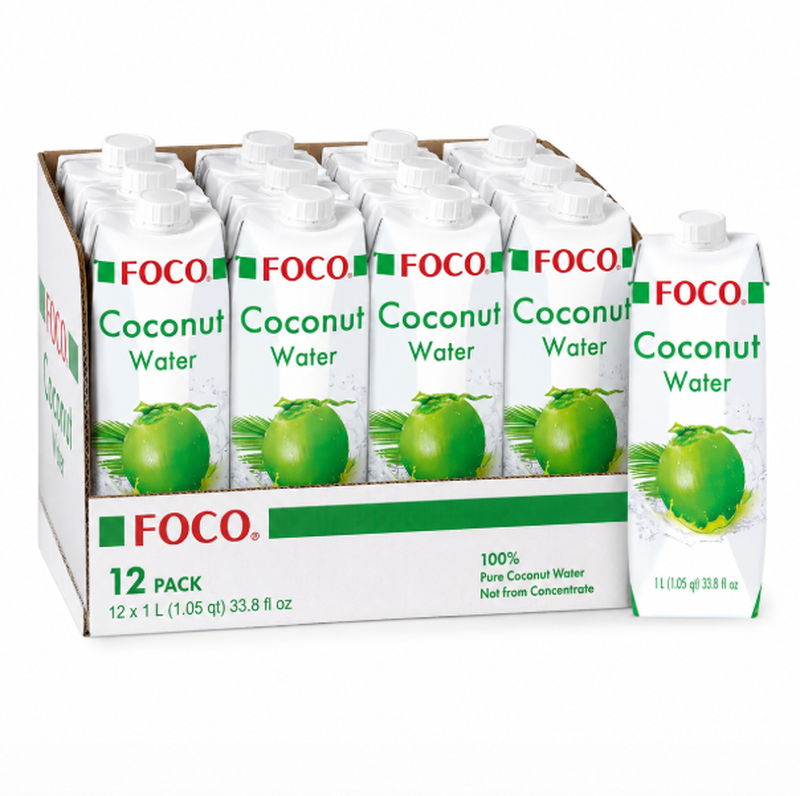 100% Natural Coconut Water UHT 12X1L