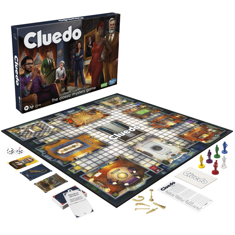 Hasbro Cluedo Classic Board Game, Solve the Mystery with Detective Skills for Family Game Night Fun Ages 8 and Up