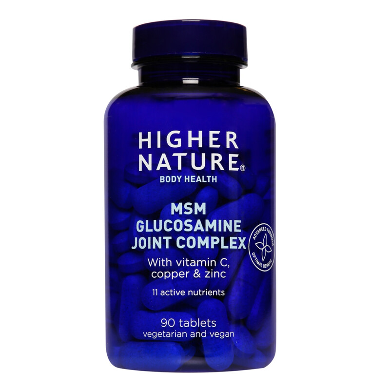Higher Nature Msm + Glucosamine Joint Complex Tablets - 90 Tablets