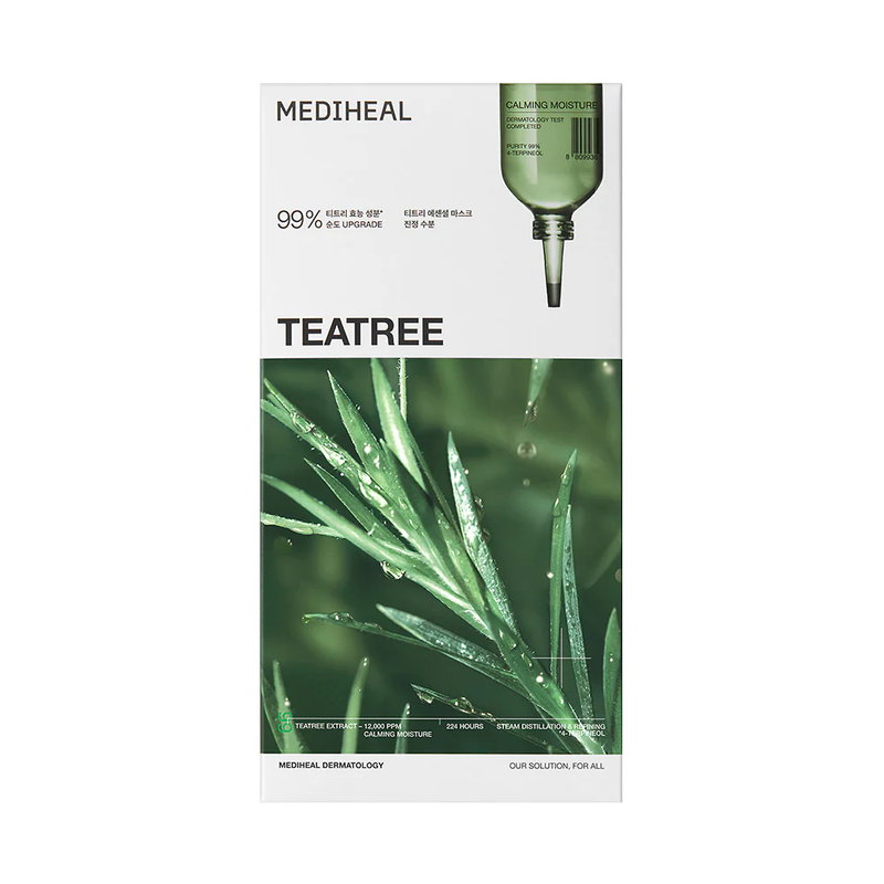 MEDIHEAL Teatree Essential Mask Calming Moisture 10pcs