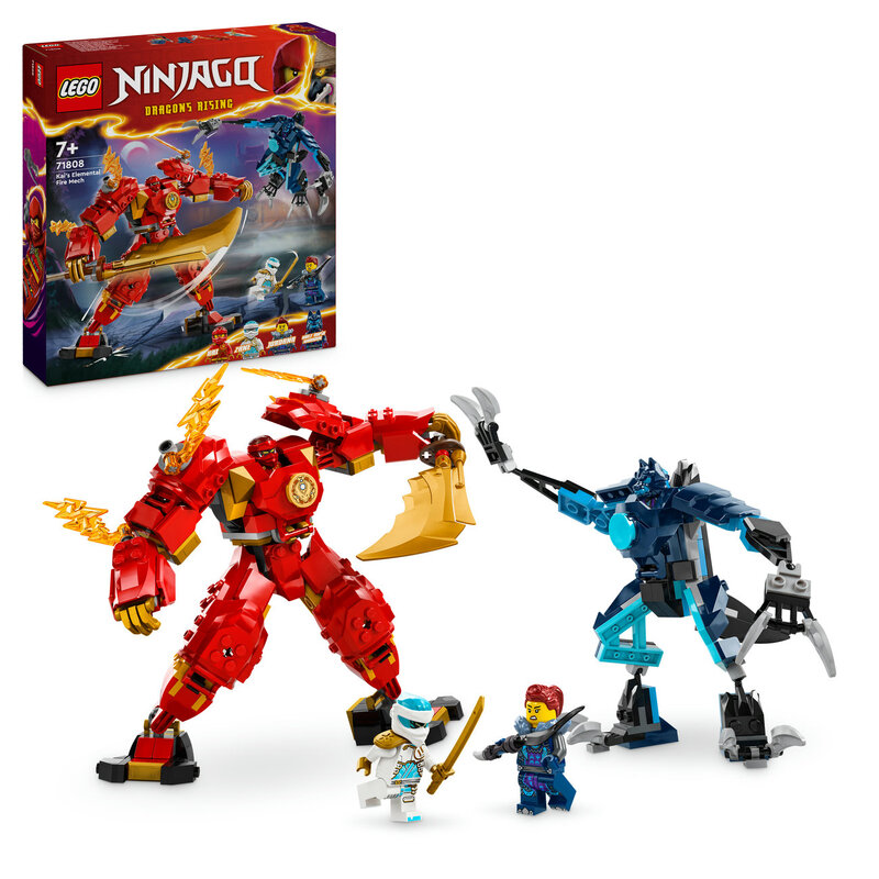 LEGO Ninjago Le Robot Élémentaire du Feu de Kai 71808 - vue 9