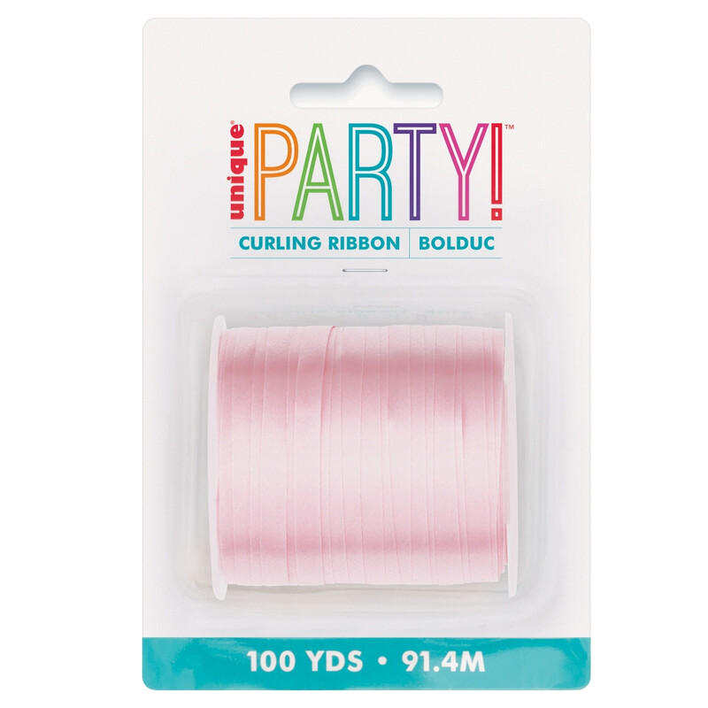 Unique Curling Ribbon, Pastel Pink, 90m