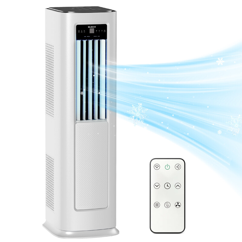 Elecci X AIRPLUS Portable Air Conditioner - 12,000 BTU, 3500W, 3-in-1, Cooling & Fan & Dehumidifying, KY35A1