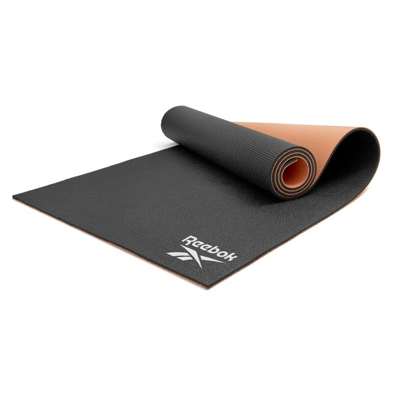 Reebok yogamat dubbelzijdig zwart/woestijnstof