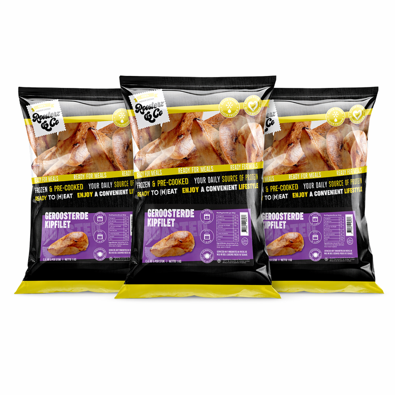Roosterz&Co Geroosterde Kipfilet – 3 x 1 kg