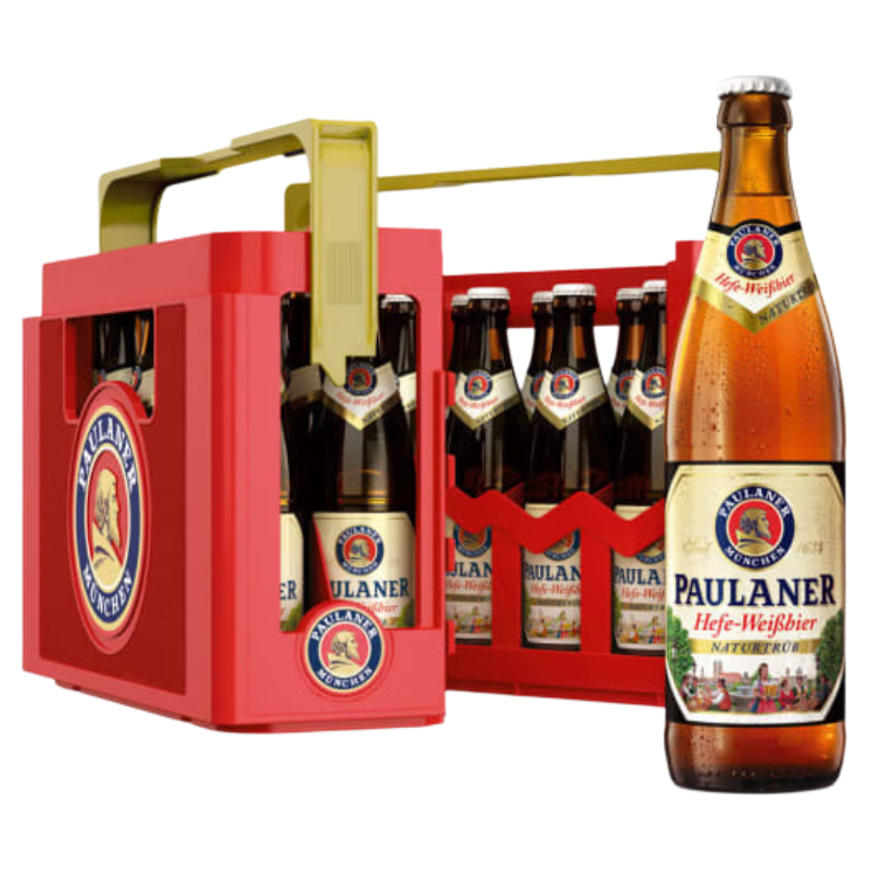 PAULANER Hefe-Weißbier Naturtrüb, 5,5% Vol., 20 x 0,5 L