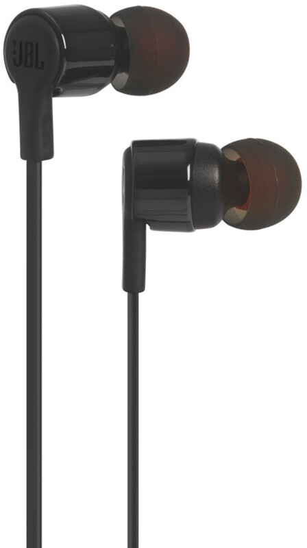 JBL Tune 210 In-ear Oordopjes Bedraad, Oortjes met Microfoon 3.5 mm Koptelefoon Aansluiting - Pure Bass Sound - Zwart