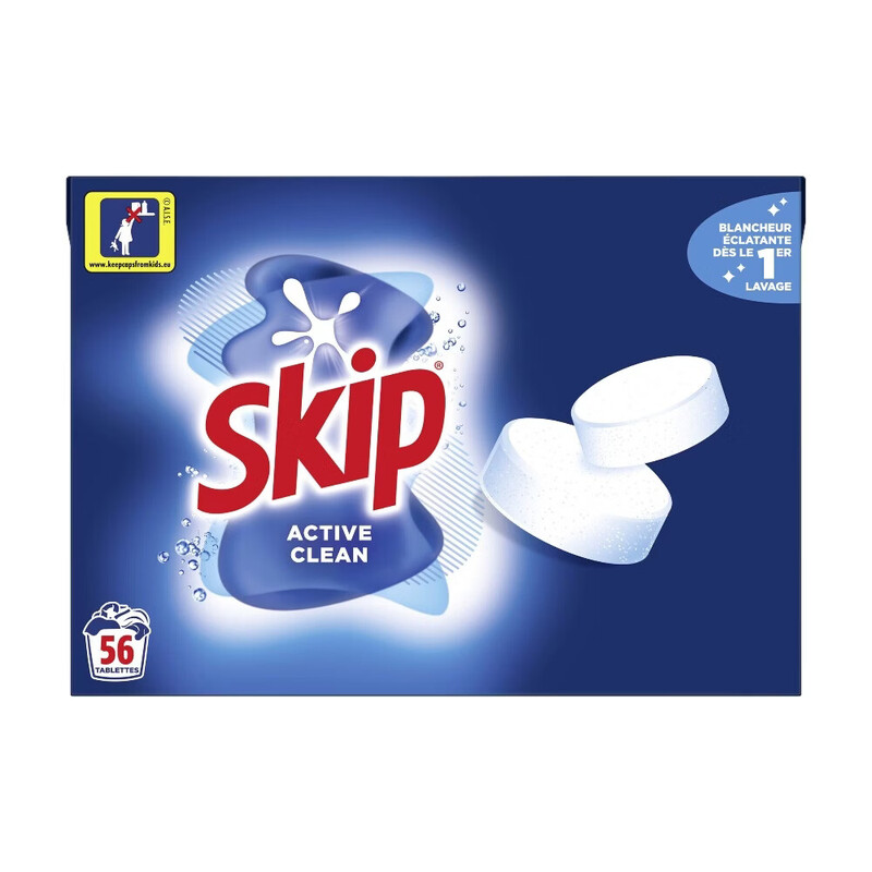 Lessive Tablettes Active Clean Skip La Boîte De 28 Tablettes - vue 2