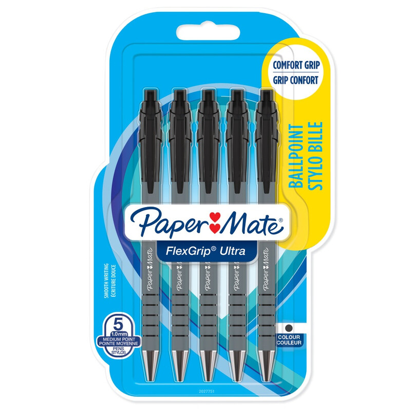 Stylo À Bille Rétractable 07mm Flexgrip Gel X4 Paper Le Lot De 4 Stylos À Bille Lot De - vue 2