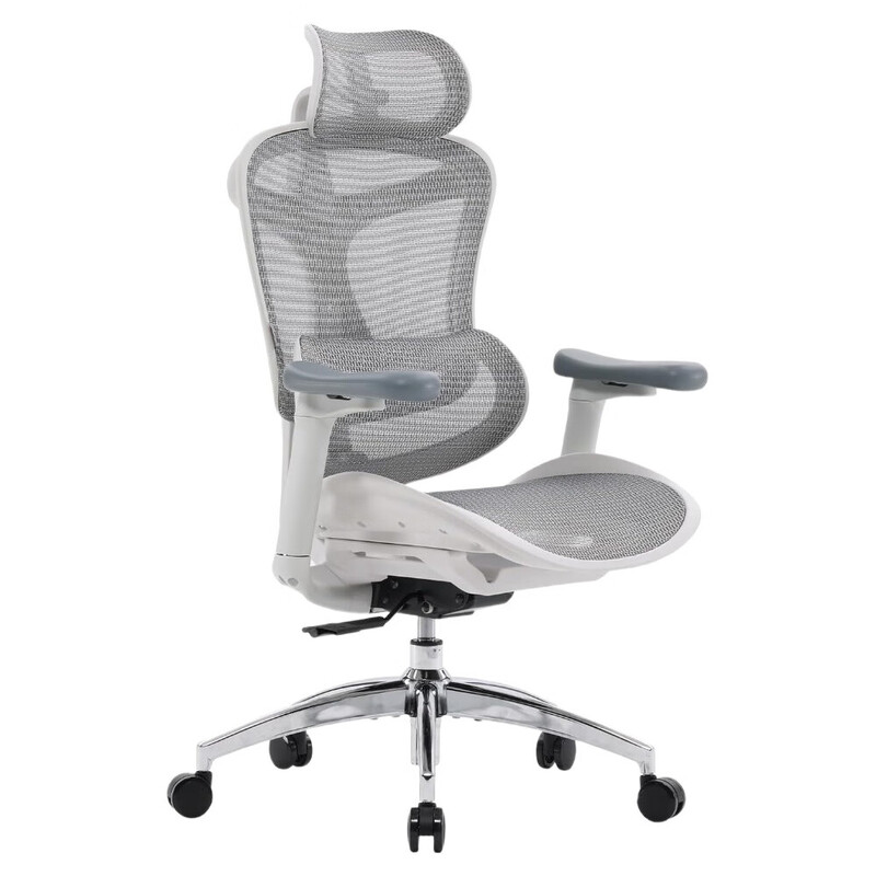 SIHOO Doro C300 ergonomischer Bürostuhl mit ultraweichen 3D-Armlehnen, dynamischer Lendenwirbelstütze für Homeoffice, verstellbare Rückenlehne, Schreibtischstuhl, Weiß