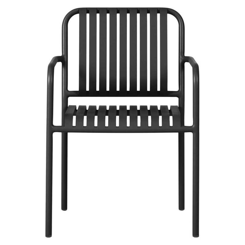ENVY stapelbarer Gartenstuhl schwarz 5709386489472