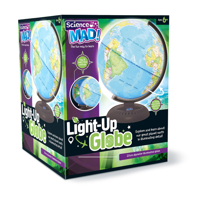20cm Light Up Globe