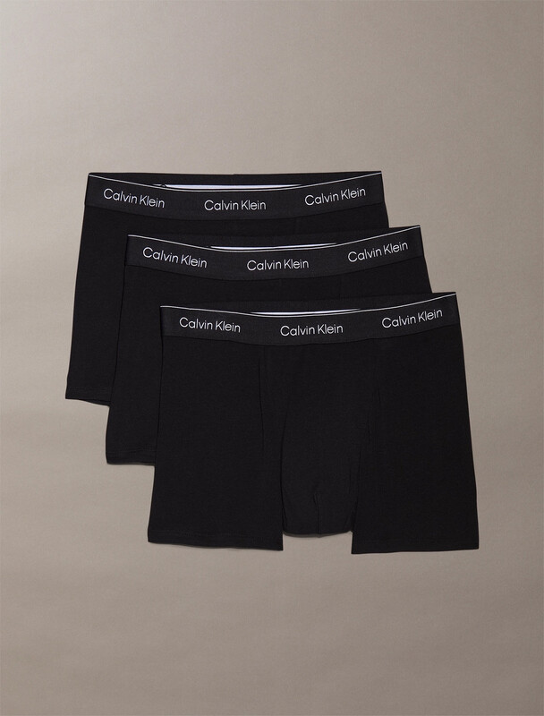 Calvin Klein TM6 relaxte pasvorm boxershorts (3-pak), zwart met DTM, heren, 3XL