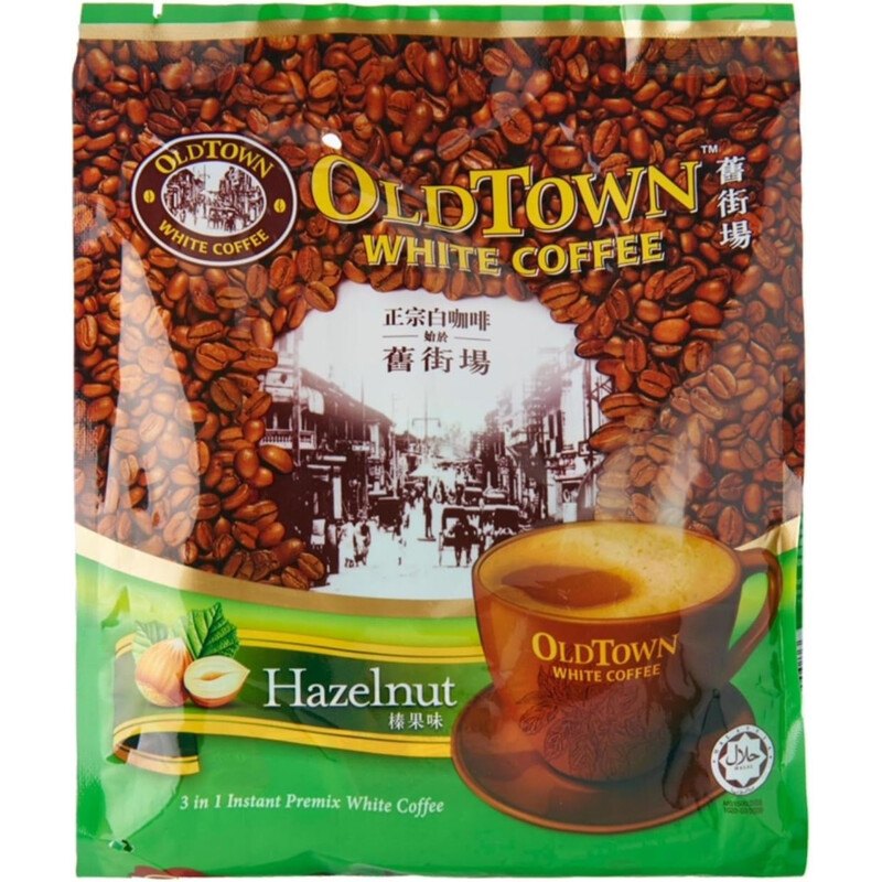 Old Town 3 in 1 White Coffee - Hazelnut 15*31.6g