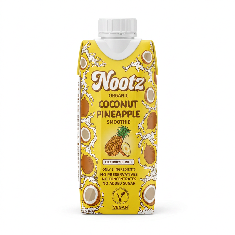 Nootz Coconut Milk Smoothie Pineapple 180Ml