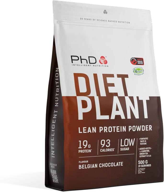 Diet Plant Protein Powder Belgian Chocolate Flavour - 500g