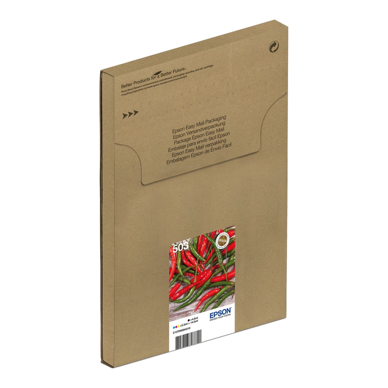 Epson 503 EasyMail inktcartridge 4 stuks origineel normaal rendement zwart, cyaan, magenta, geel